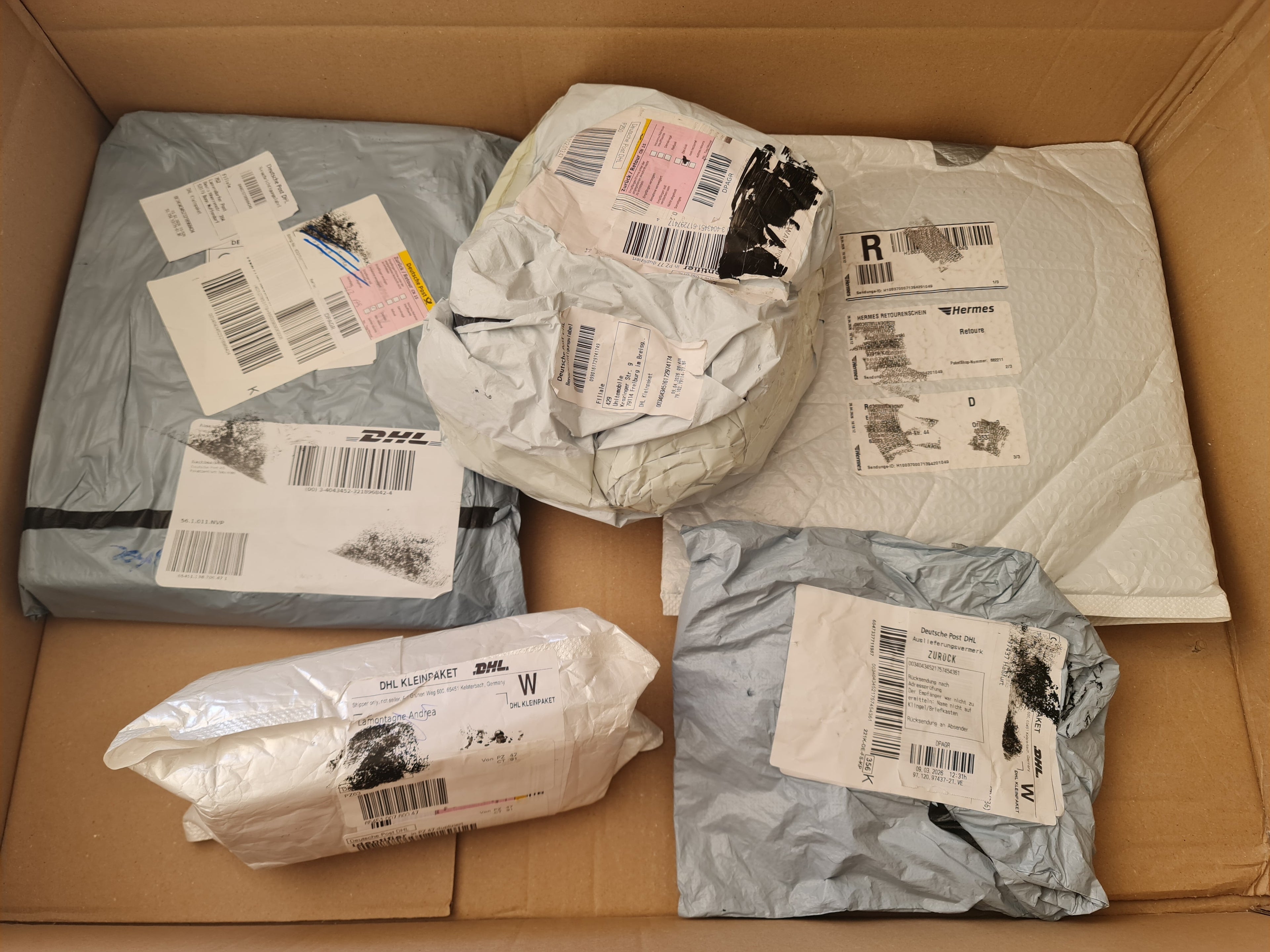 Echte Mystery Packs Überraschungspakete nicht zugestellte Pakete 1 kg