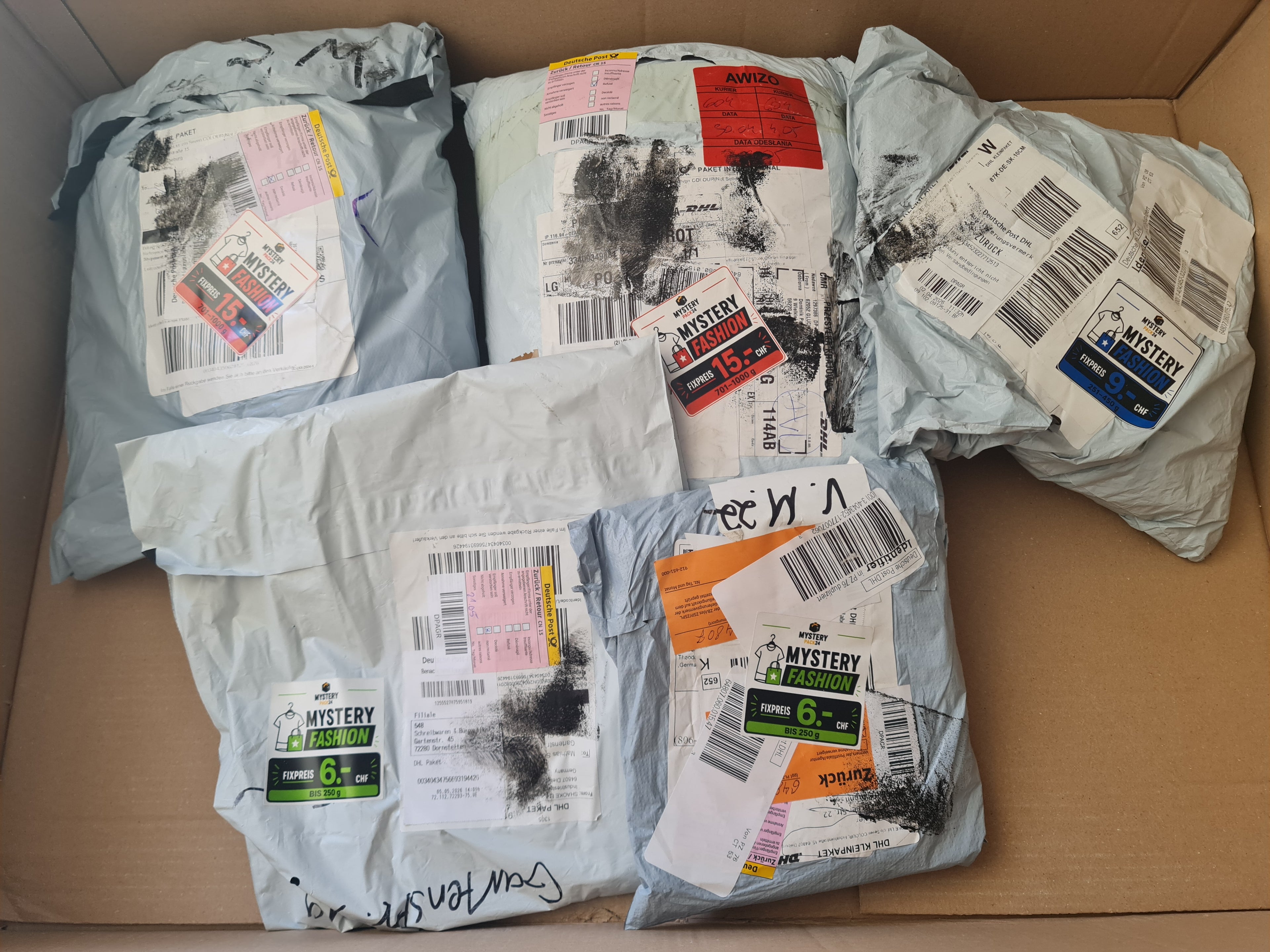 3 Mystery Packs paquets surprises